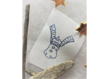 Stickdatei - Schneemann Alphabet Buchstabe Y